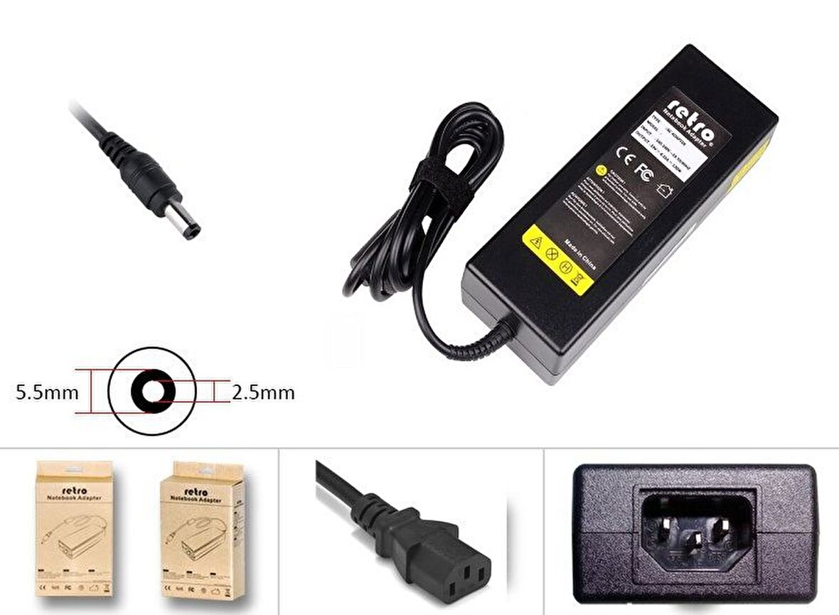  24V 5A 120W 5.5x2.5mm Güç Adaptörü RPA-AC069