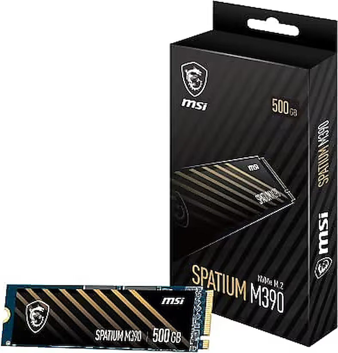 MSI SSD BULK SPATIUM M390 NVME M.2 500GB R:3300 W:2300 BULK