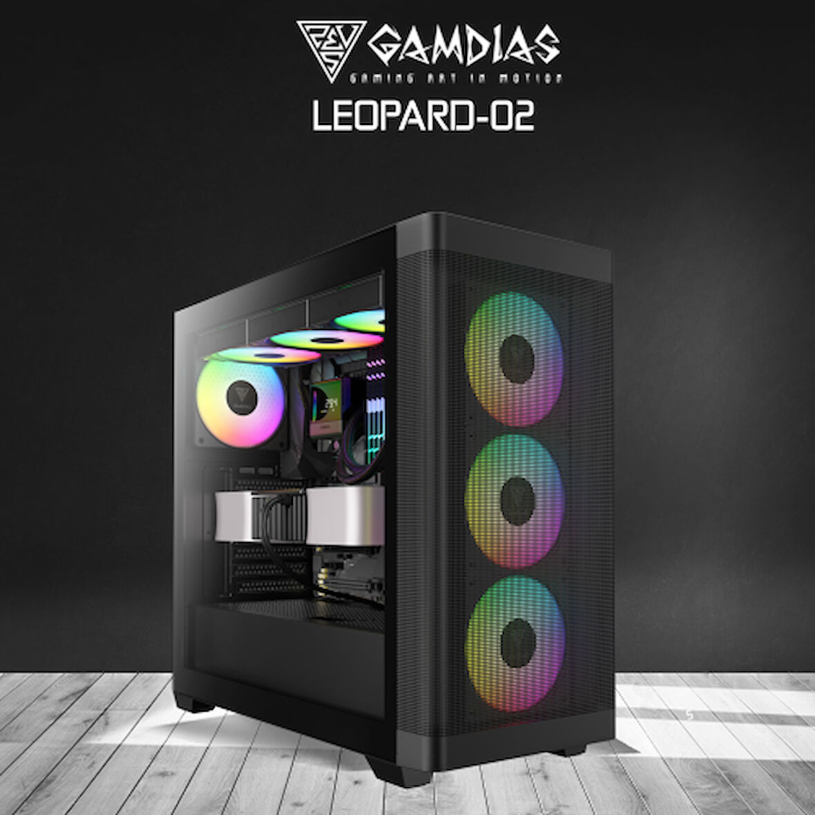 LEOPARD-02 TAVSİYE, i5-14400F, 32Gb DDR5 Ram, 1Tb NVMe SSD, 8Gb GDDR6 RTX4060 Ekran Kartı, 2000W Kasa, Free Dos GAMING TAVSİYESİ