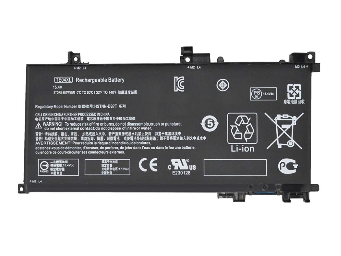  Hp Pavilion 15-bc, Omen 15-ax, TE04XL Notebook Bataryası - 4 Cell