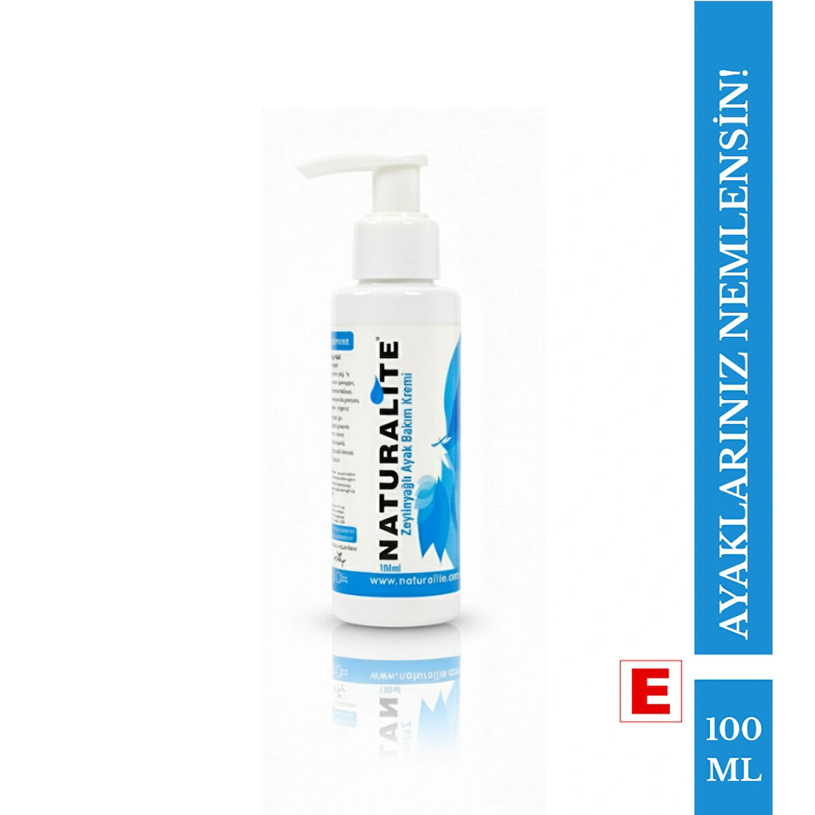 Zeytinyağlı Ayak Bakım Kremi | Yoğun Nemlendirici | Topuk Çatlaklarına Karşı | Doğal Bakım