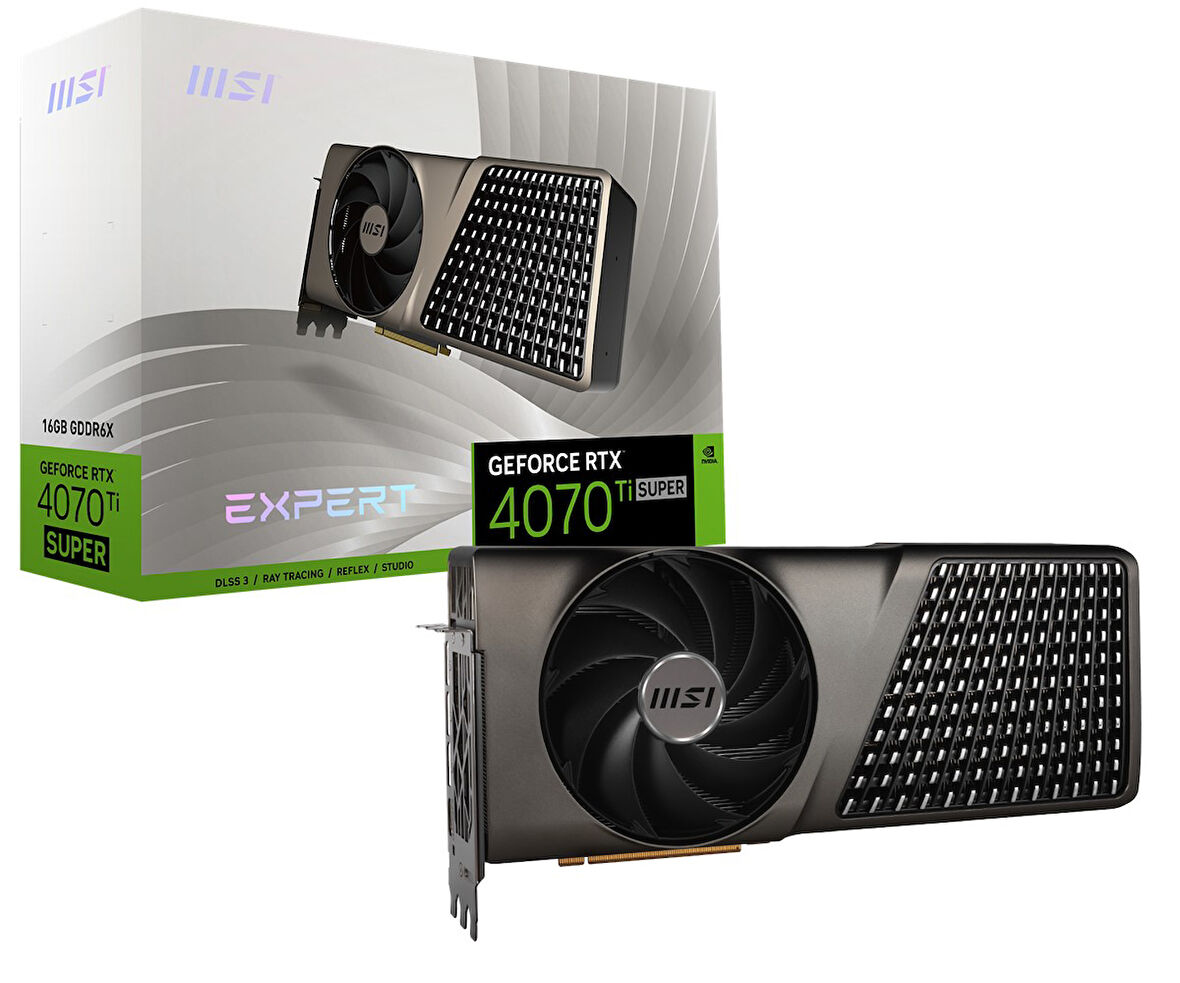  VGA GEFORCE RTX 4070 TI SUPER 16G EXPERT RTX4070TIS 16GB GDDR6X 256B DX12 PCIE 4.0 X16 (3XDP 1XHDMI)