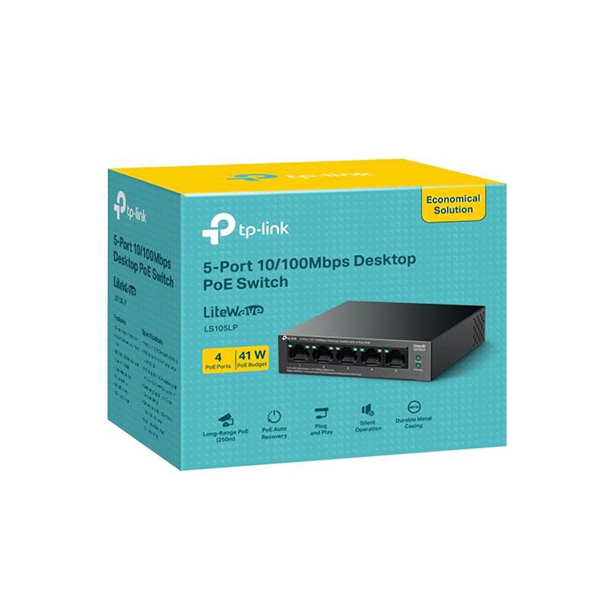 TP-LINK LS105LP 5 PORT GIGABIT POE SWITCH