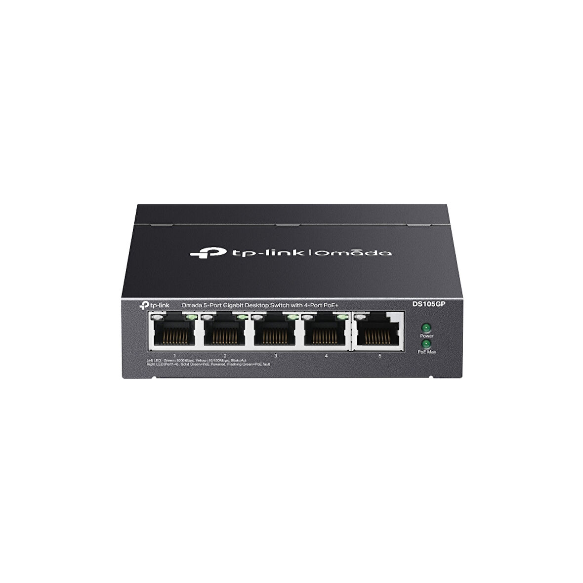 TP-LINK DS105G 5-Port Gigabit Unmanaged Desktop Switch, Metal