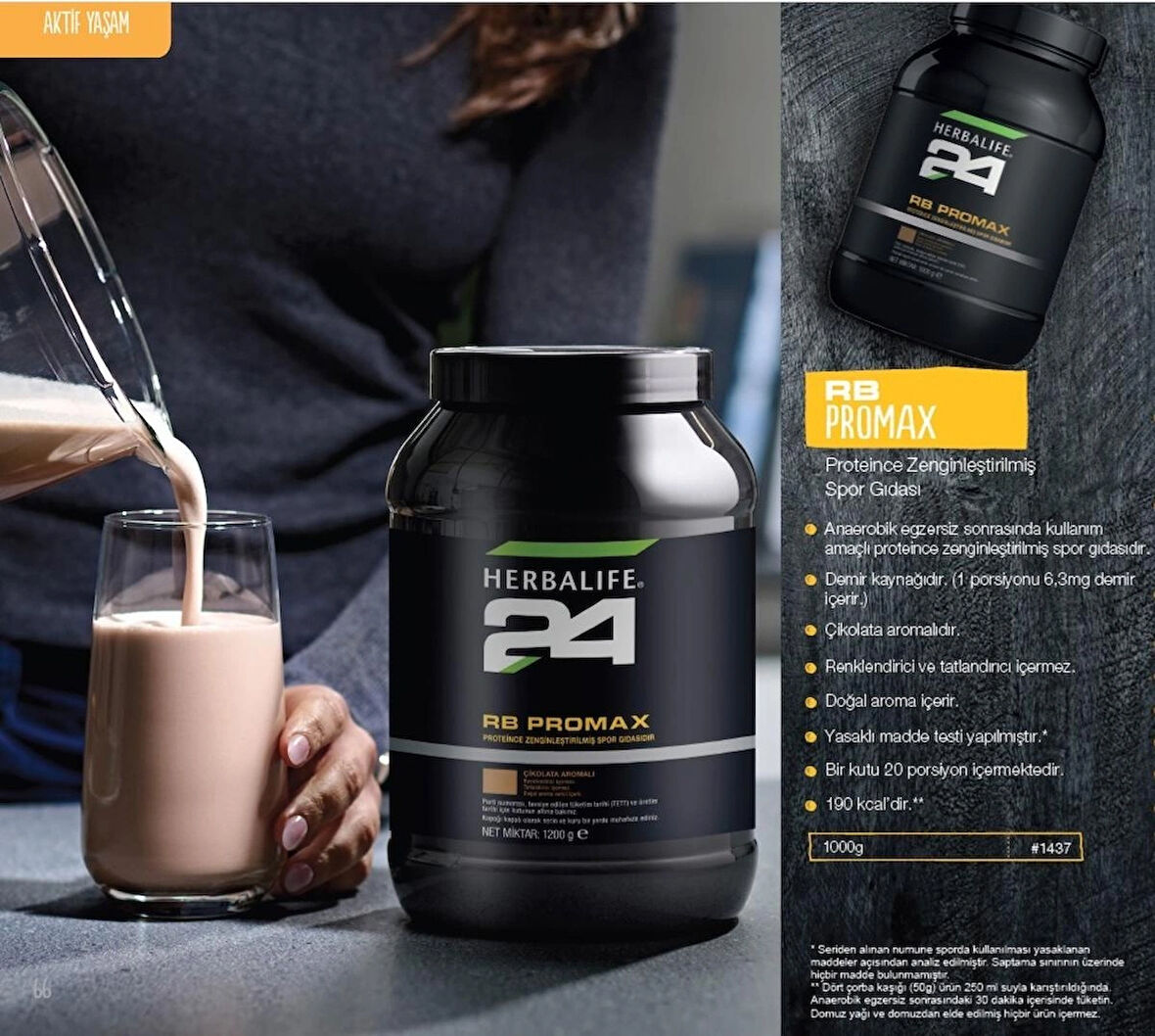 RB ProMax - proteince zenginleştirilmiş sporcu gıdası