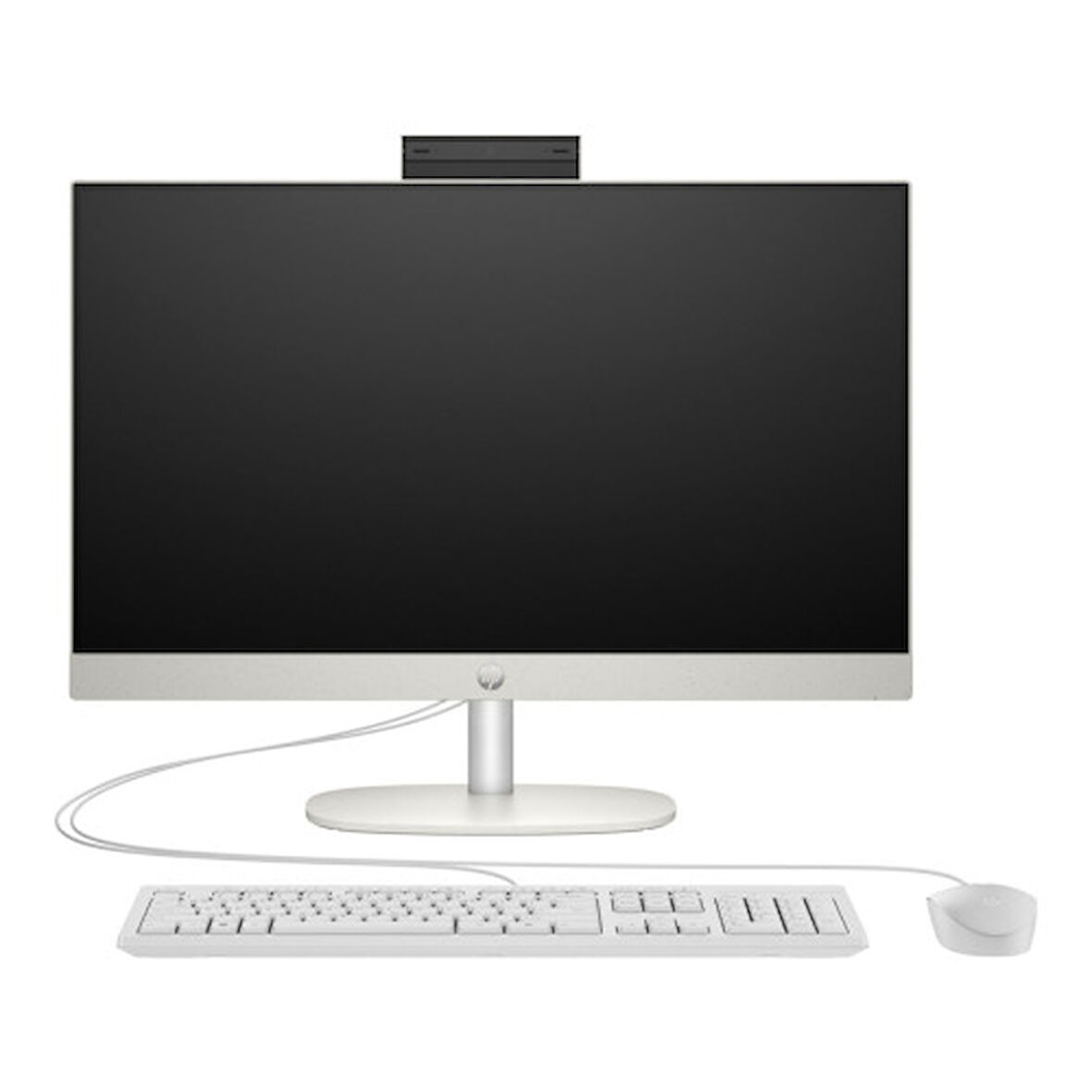 HP A1JY9ES, ProOne 245 G10, Ryzen 5 7520U, 23,8&quot; FHD Ekran, 16Gb DDR5 Ram, 512Gb SSD, Paylaşımlı Ekran Kartı, Free Dos All In One PC, BEYAZ (060)