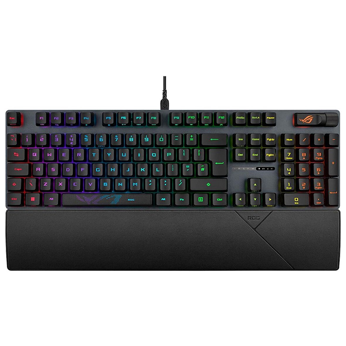 ASUS ROG STRIX SCOPE II RX AURA SYNC RGB MEKANİK TÜRKÇE TUŞ DİZİLİMİ ROG RX RED SWITCH IP57 MULTI FONKSİYONEL OYUNCU KLAVYESİ