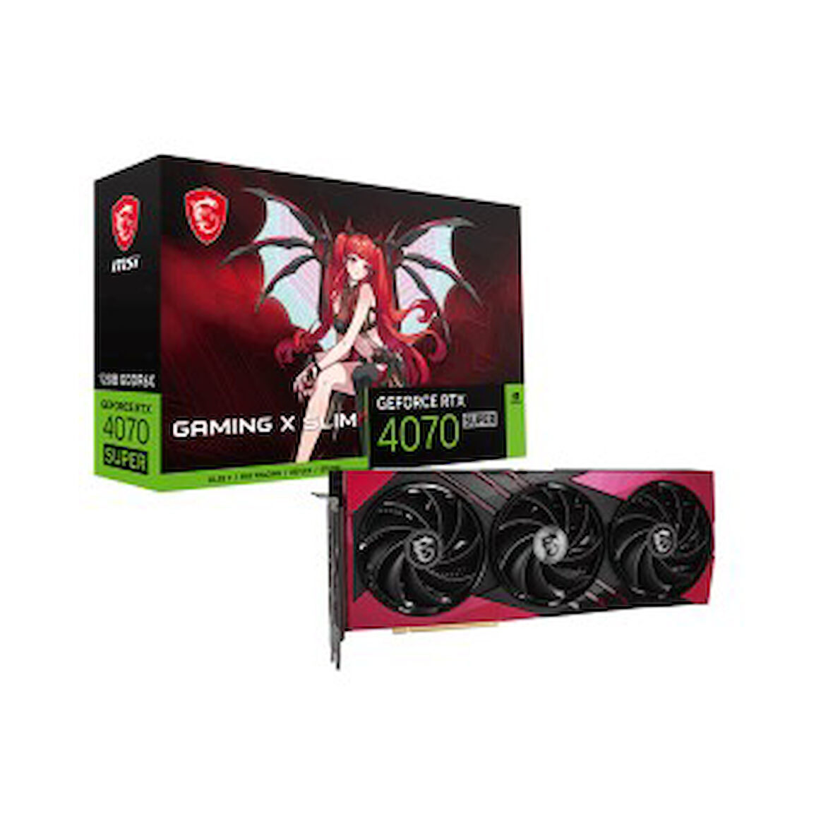  VGA GEFORCE RTX 4070 SUPER 12G GAMING X SLIM MLG