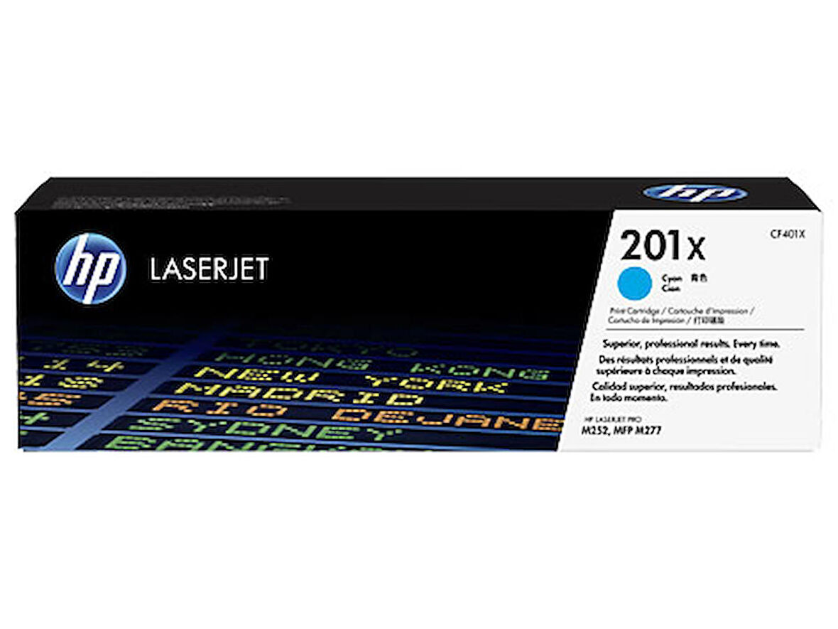 HP CF401X (201X) CAMGOBEGI YUKSEK KAPASITELI TONER 2.300 SAYFA