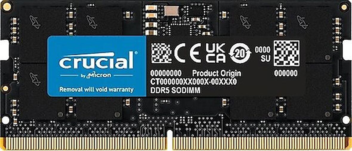 CRUCIAL 16GB 4800MHz DDR5 CRUSO4800/16 NOTEBOOK RAM