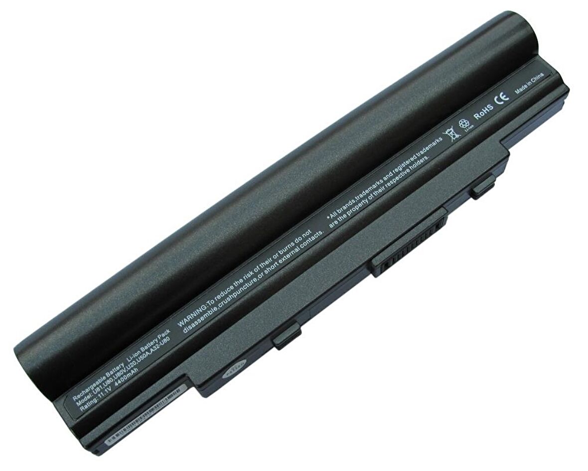  Asus U20, U50, U80, U81 Notebook Bataryası - 6 Cell