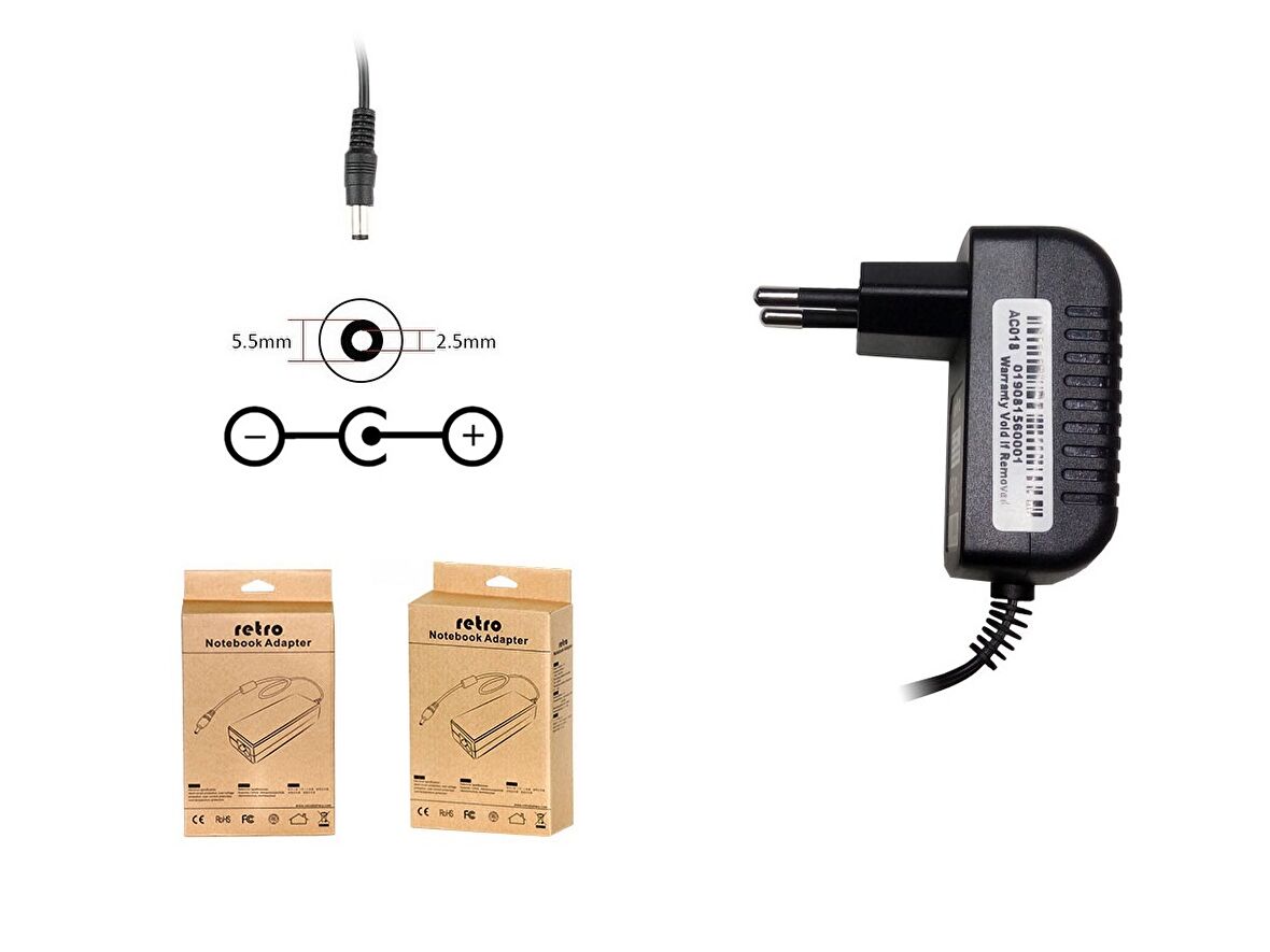  30V 500mA 15W Switch-Mode (SMPS) Adaptör RPA-AC018