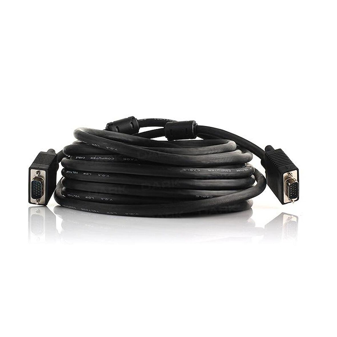  15 metre ferrit core emı/rfı filtreli vga görüntü kablosu [dk-cb-vgal1500]