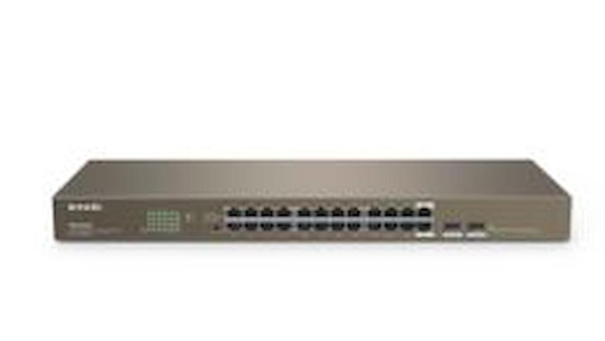 TEG1024F 24-Port Gigabit Unmanaged Switch with 2 SFP Slots