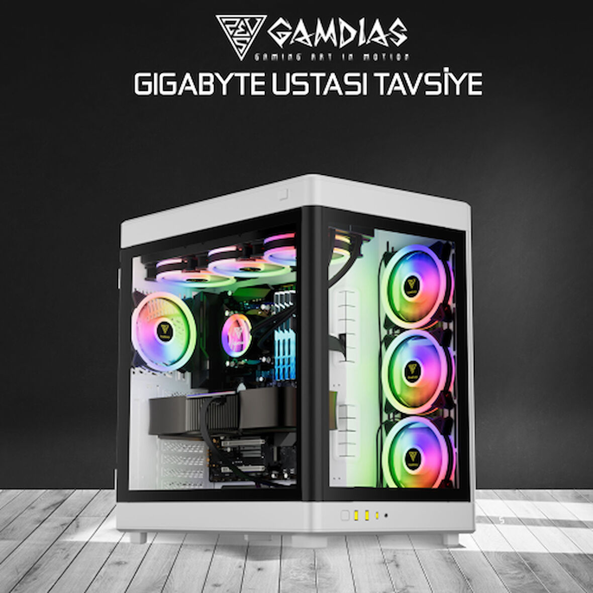 GIGABYTE USTASI TAVSİYE, RYZEN 9 7900X, 32Gb DDR5 Ram, 1Tb NVMe SSD, 8Gb GDDR6 RTX4060 Ekran Kartı, 850W Kasa, Free Dos GAMING TAVSİYESİ