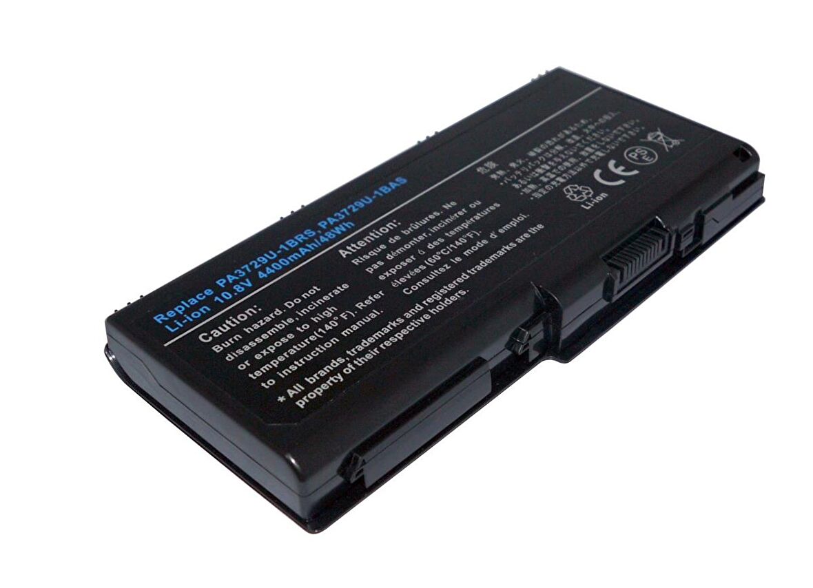  Toshiba Dynabook Qosmio X500, Satellite P500, PA3729U-1BAS Notebook Bataryası - 6 Cell