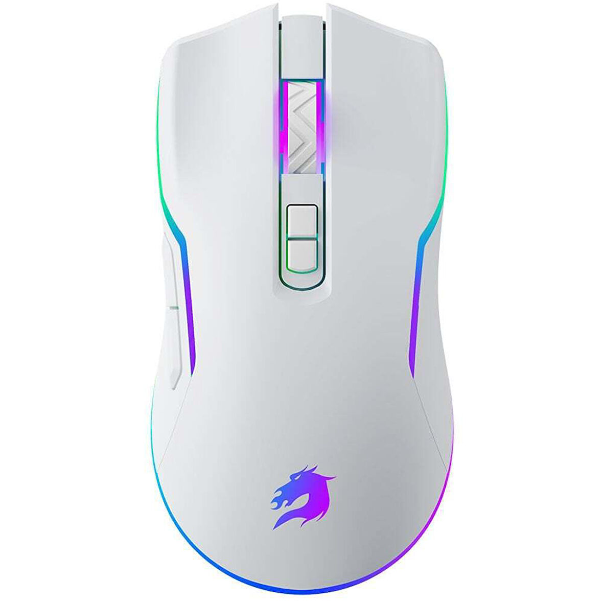 GameBooster M18 Inferno 2.4ghz Kablosuz RGB Aydınlatmalı Beyaz Profesyonel Gaming Mouse