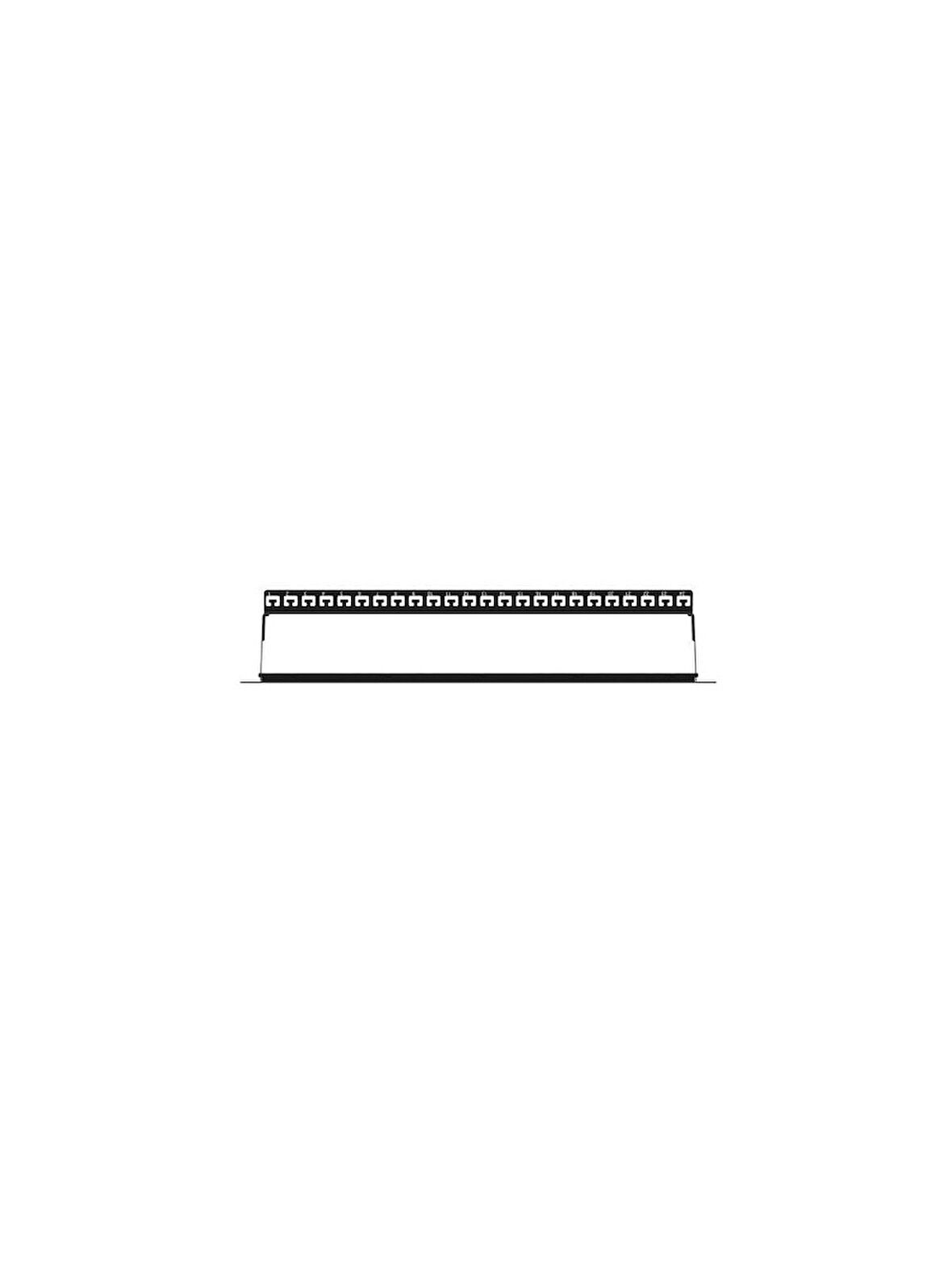 AC-610-24 MODULER UTP/FTP CAT6/CAT6A 24 PORT BOŞ 1U ZIRHLI PATCH PANEL