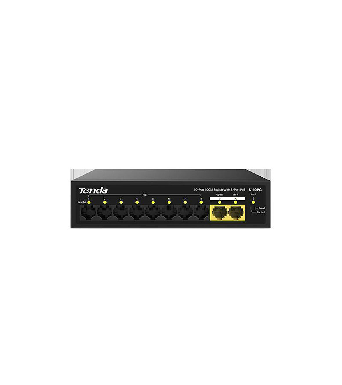 8 Port PoE 10-Port 10/100 PoE Switch