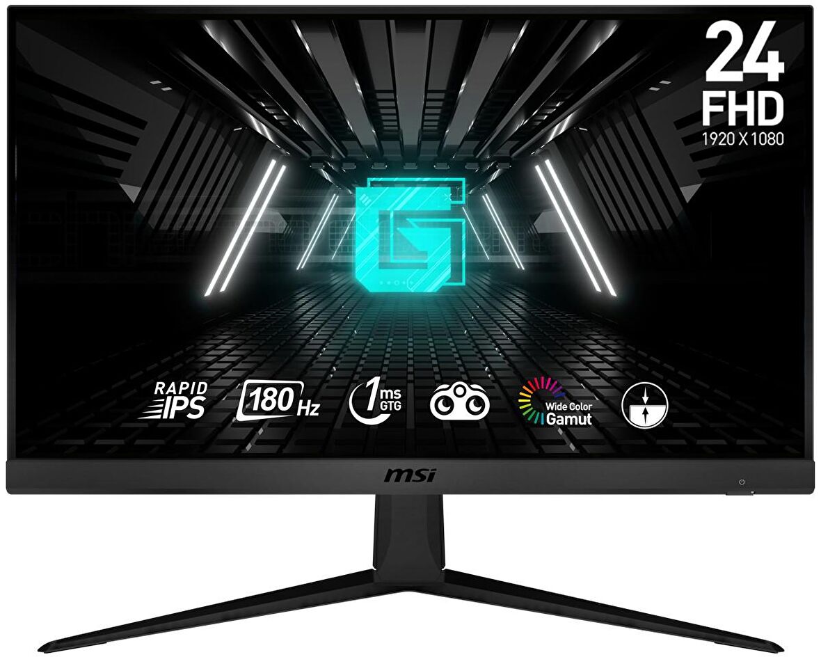 MSI G2412F 23.8 FLAT RAPID IPS 1920x1080 (FHD) 16:9 180HZ 1MS ADAPTIVE-SYNC GAMING MONITOR