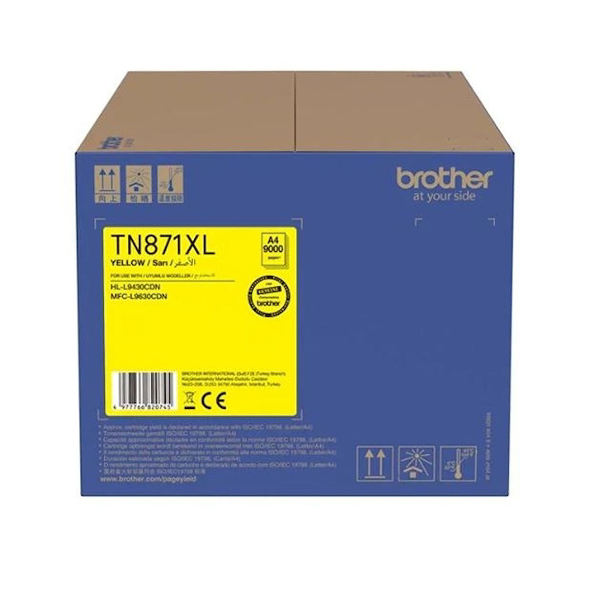 TN-871XL Sarı Orjinal Toner Yüksek Kapasite