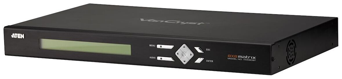 VM0808T 8 x 8 Cat 5 A/V Matrix Switch, 300 metre