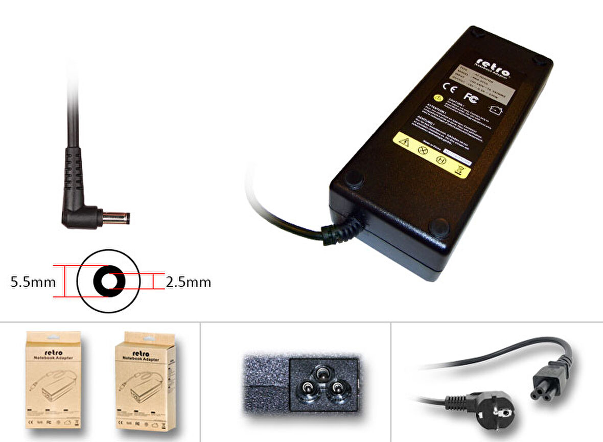  Panasonic ToughBook 15.6V 8A Notebook Adaptörü