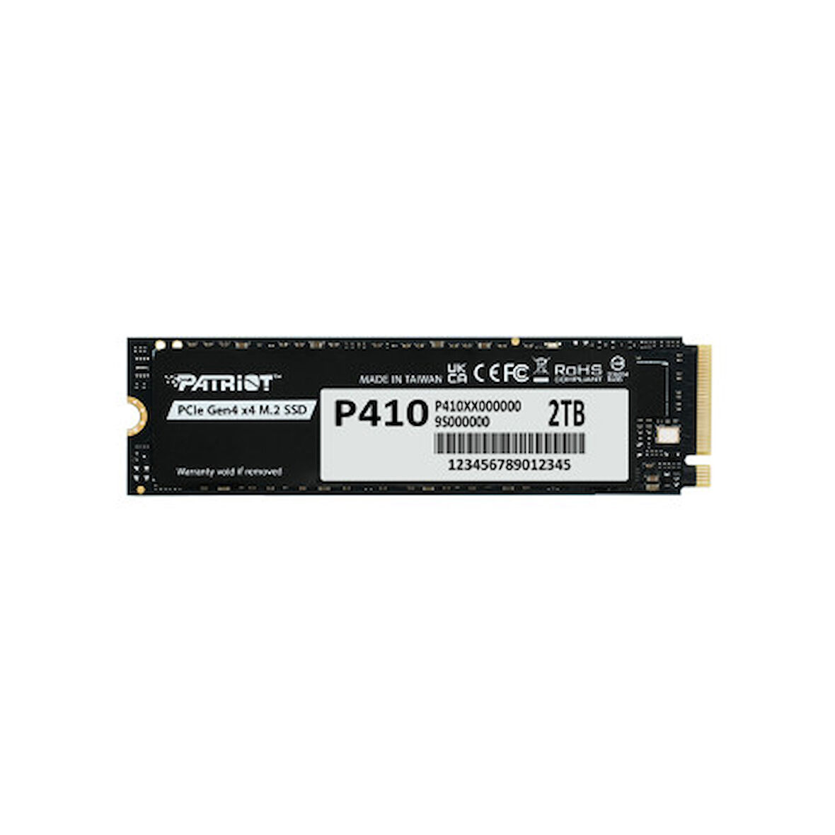Patriot P410 2TB 5000/4500MB/s Gen4 NVMe M.2 SSD Disk (P410P2TBM28H)