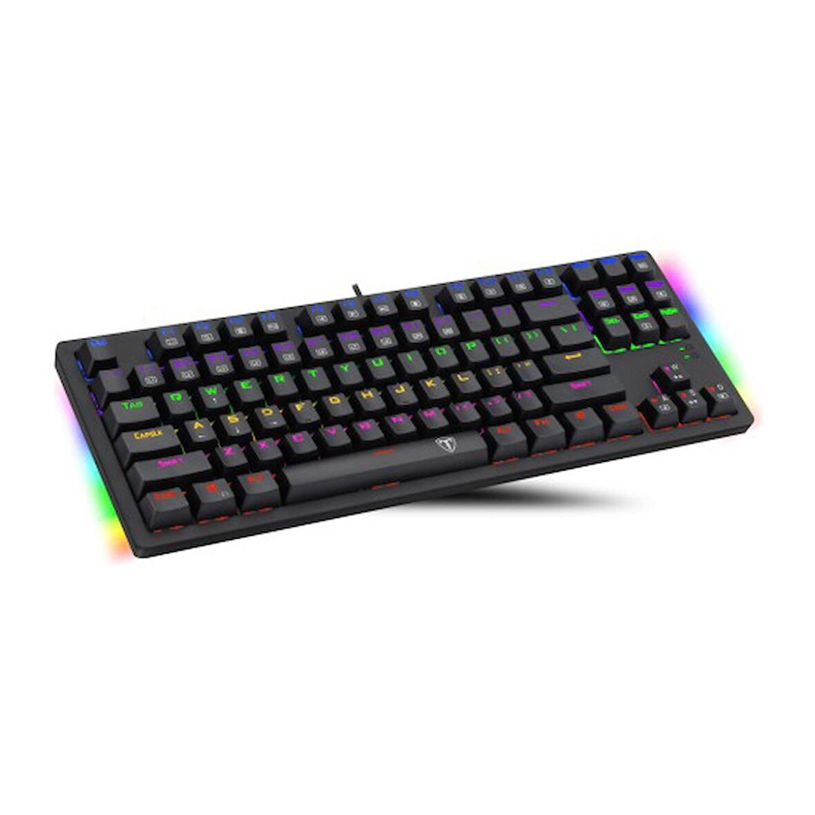 T-DAGGER BALI, T-TGK311, USB Kablolu, Türkçe Q,  Rainbow RGB, Mechanical, Blue Switch, Gaming Klavye (Powered By REDRAGON)