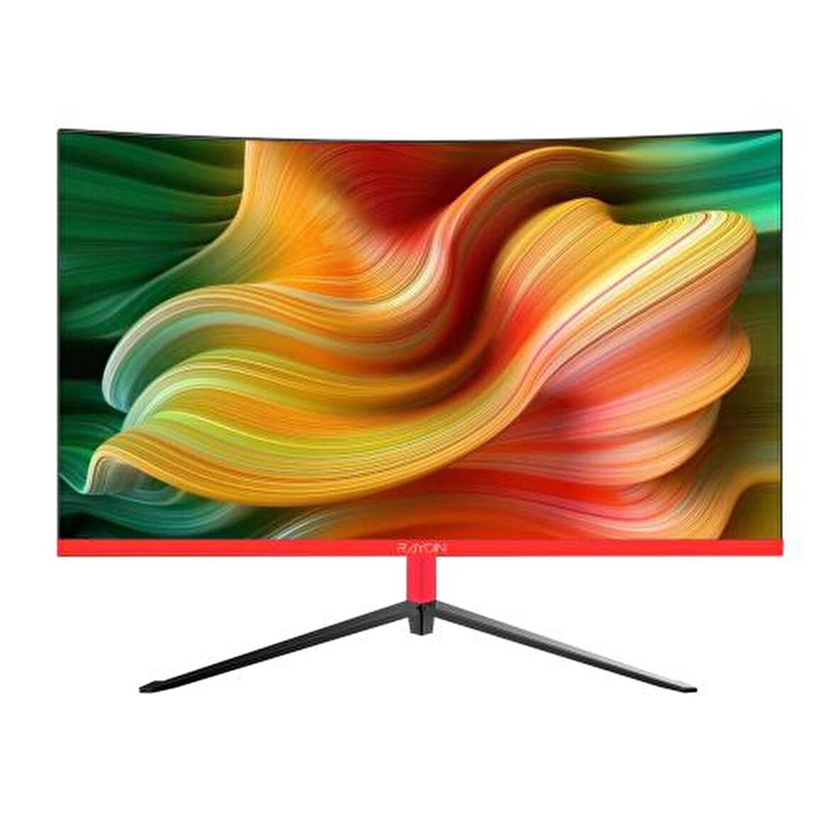 RAYDIN R270VABC , 27", 2ms, 75Hz, Full HD, D-Sub, HDMI, Frameless, R1800 Curved, VA LED Monitör (Siyah)