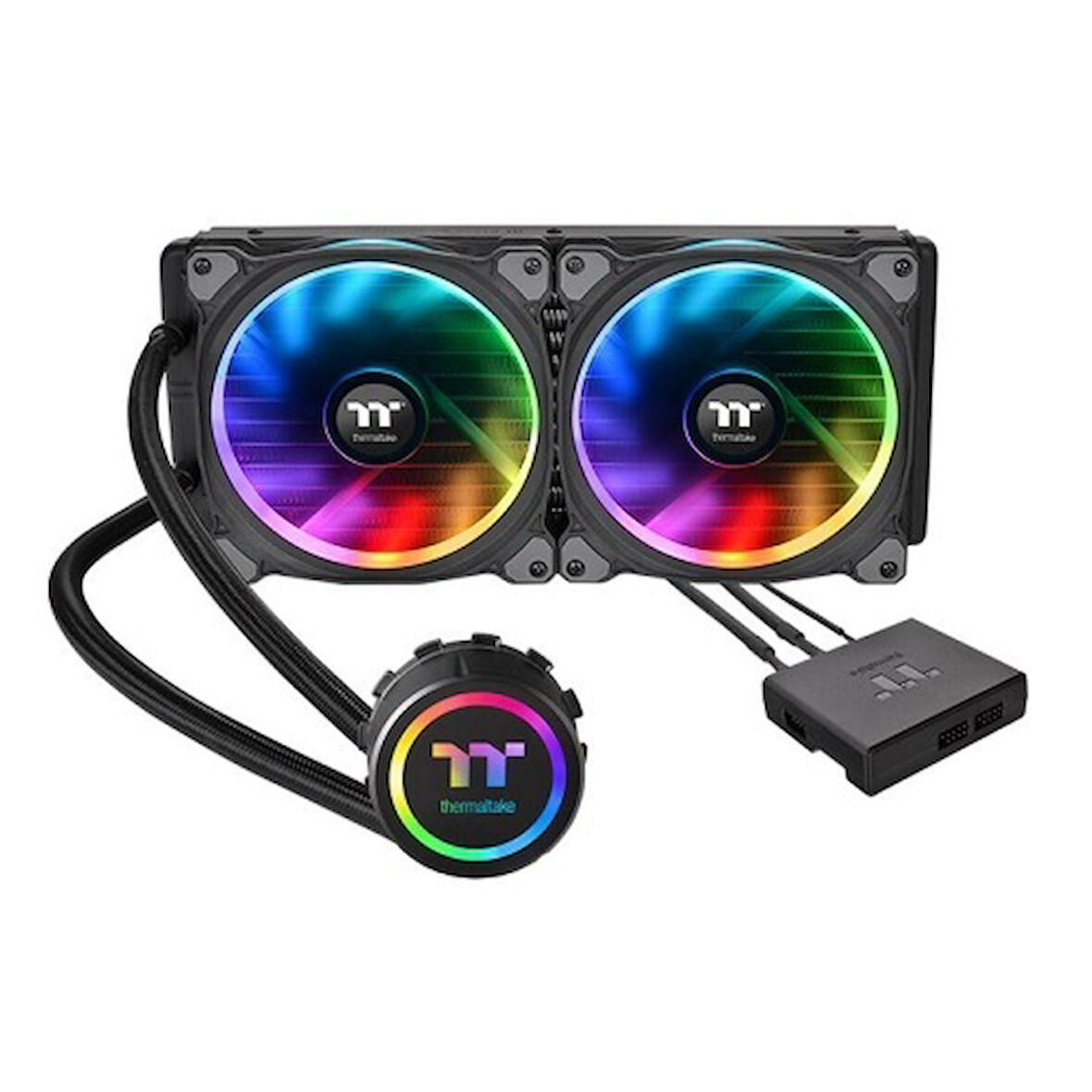  floe riing plus rgb led fanlı 280mm tt premium edition sıvı soğutma kiti