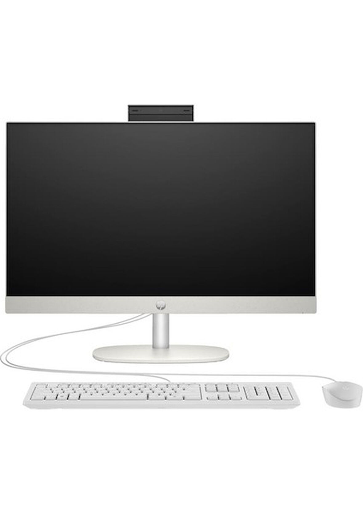 9H6V1ET 245 G10 R7-7730U 23,8&quot; FHD Ekran, 8Gb Ram, 512Gb SSD, Paylaşımlı Ekran Kartı, Free Dos All In One PC, BEYAZ