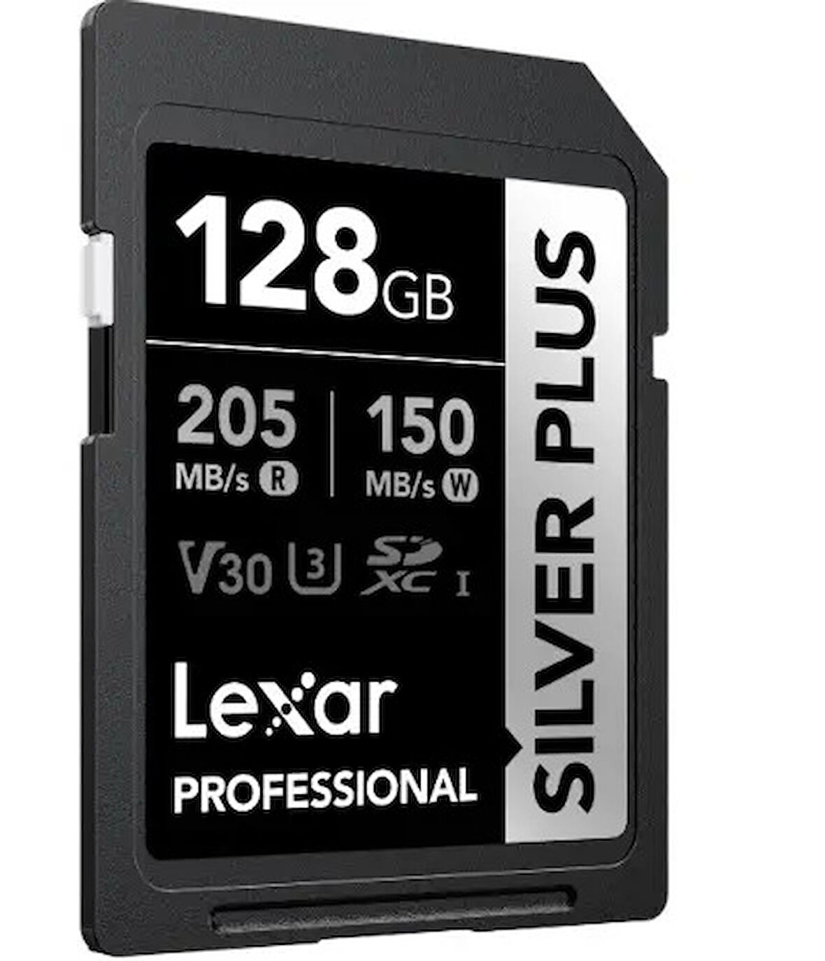 128GB LMSSIPL128G-BNANG MICROSD HIGH-PERFORMANCE SILVER PLUS MICROSDXC UHS-I UP TO 205MB/S READ 150MB/S WRITE C10 A2 V30 U3