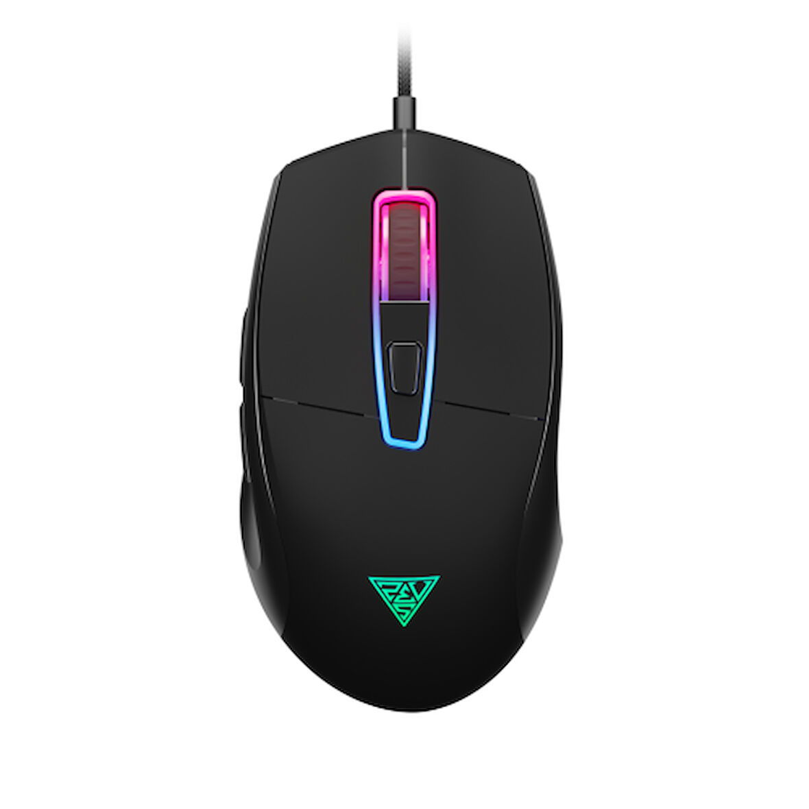 GAMDIAS ZEUS M5, RGB Aydınlatma, USB Kablolu,  7 Tuşlu, Gaming Mouse, 12.800 DPI, Siyah