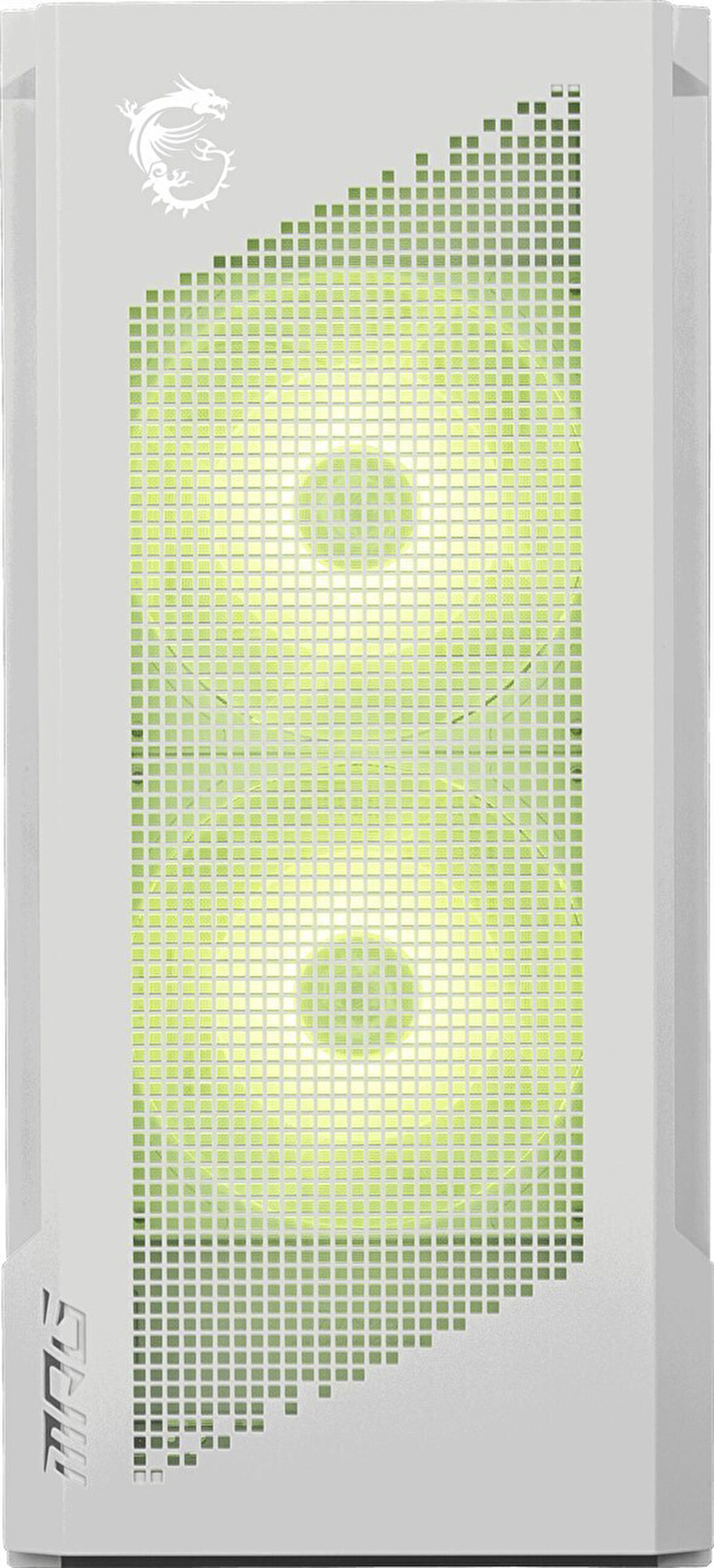 MSI MPG VELOX 300R AIRFLOW PZ WHITE Temperli Cam 2 x 120mm ARGB 1Xx 120 mm Fan E-ATX Gaming Bilgisayar Kasası