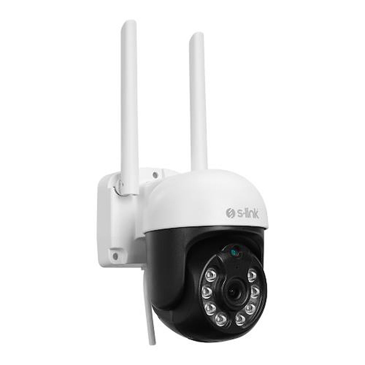 S-LINK SL-PTZ01, Akıllı Güvenlik Kamerası, WiFi, 3Mpix, 2.8mm Lens, 25m. Gece Görüşü, Hareket algılama, İki Yönlü Ses, Micro SD Kartlı, TUYA Yazılım
