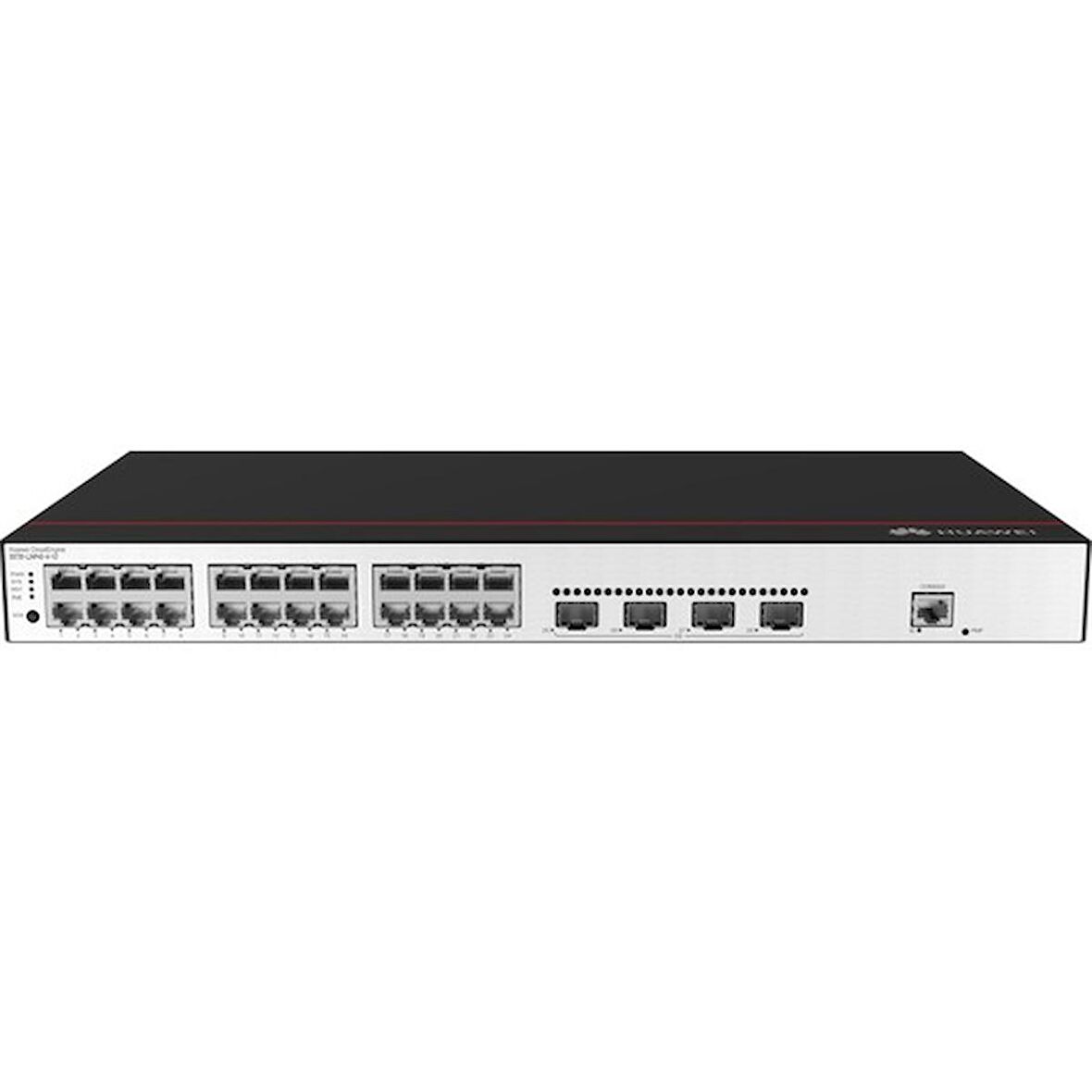 S5735-L24P4S-A-V2 24 10/100/1000BASE-T ports 4 GE SFP ports PoE AC power