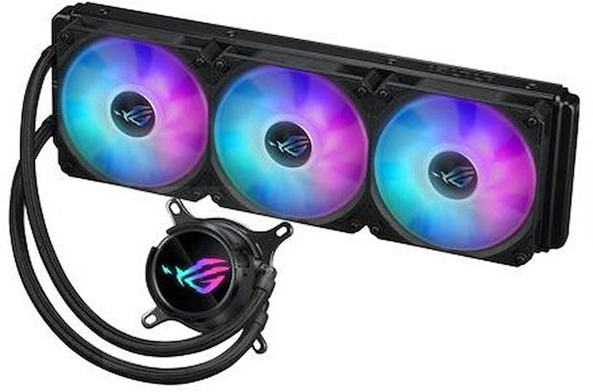 ASUS ROG STRIX LC III 360 ARGB AURA SYNC RGB 120MM*3 ADRESLENEBİLİR RGB FAN CPU SIVI SOĞUTUCUSU