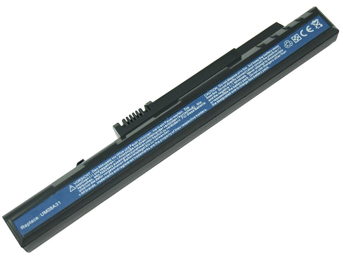  Acer Aspire One A110, A150, ZG5 Notebook Bataryası - Siyah - 3 Cell