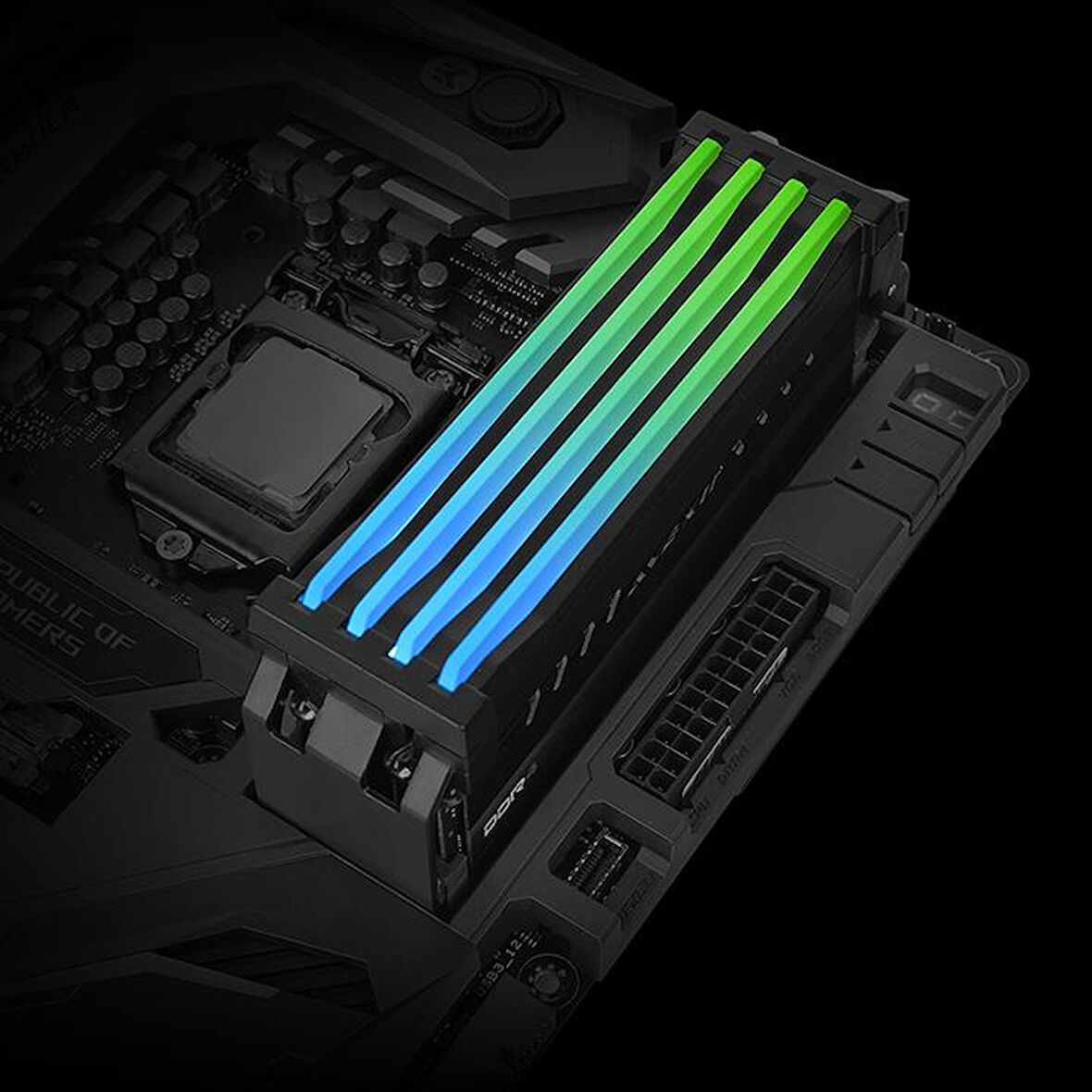  pacific r1 plus ddr4 rgb bellek aydınlatma kiti