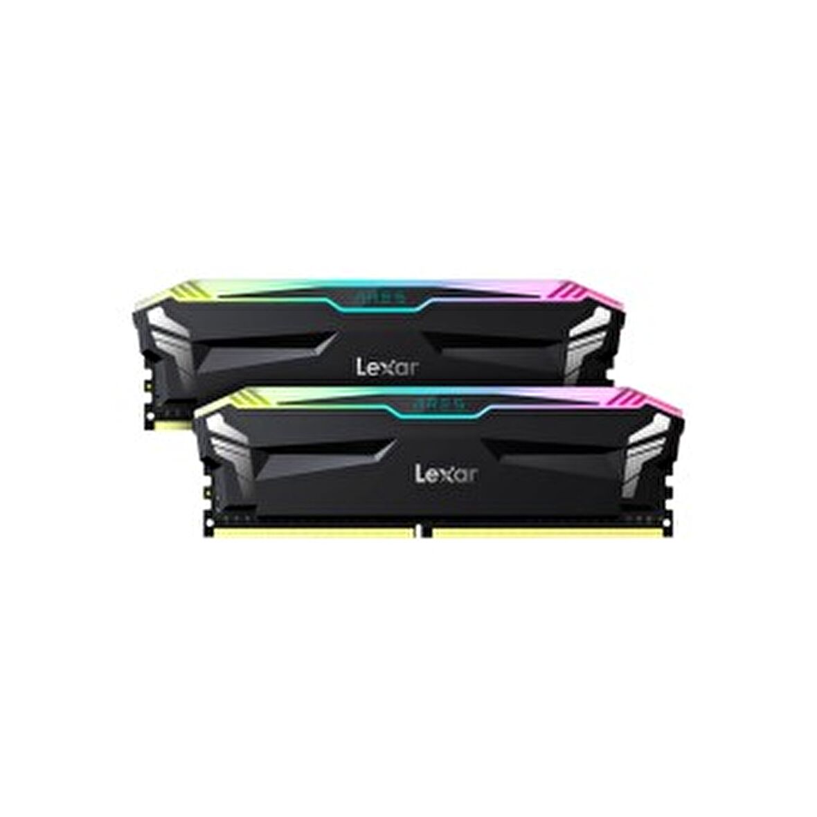 LD4BU008G-R3600GDLA ARES RAM DT GAMING DDR4 UDIMM 2x8GB 3600 MEMORY WITH HEATSINK AND RGB LIGHTING BLACK COLOR DUAL PACK