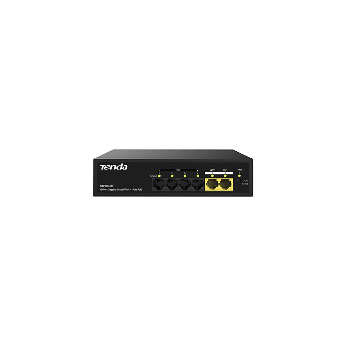 6 Port Gigabit 4 Port PoE Switch