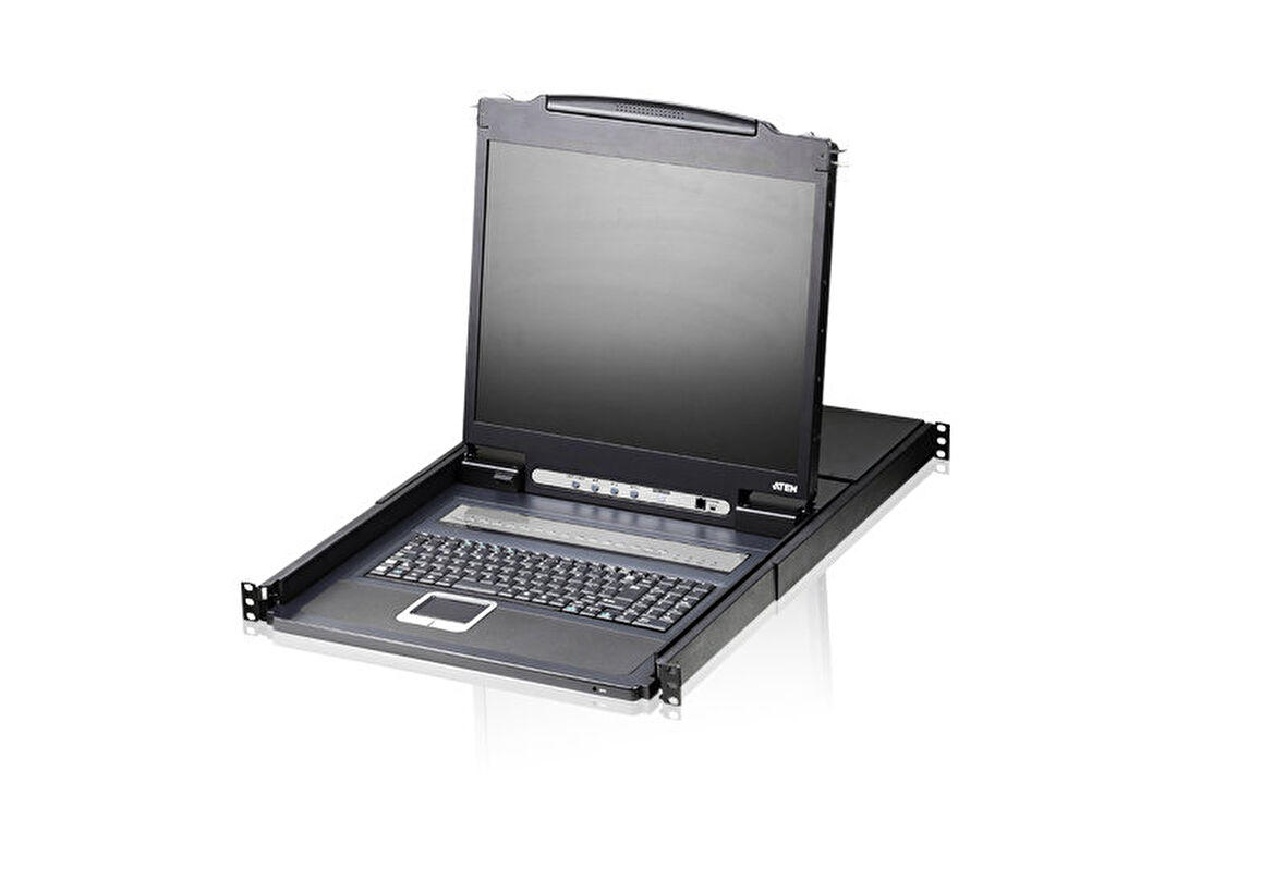 Aten ATEN-CL1308NT 19” LCD KVM Switch, Türkçe Klavyeli