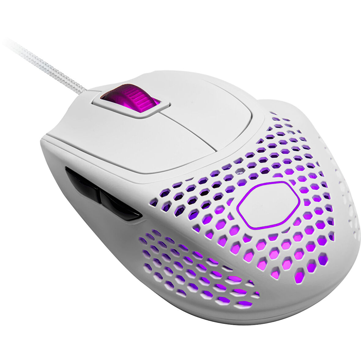 CM MasterMouse MM720 RGB Ultra Hafif 49gr Mat Beyaz Optik Profesyonel Oyuncu Faresi