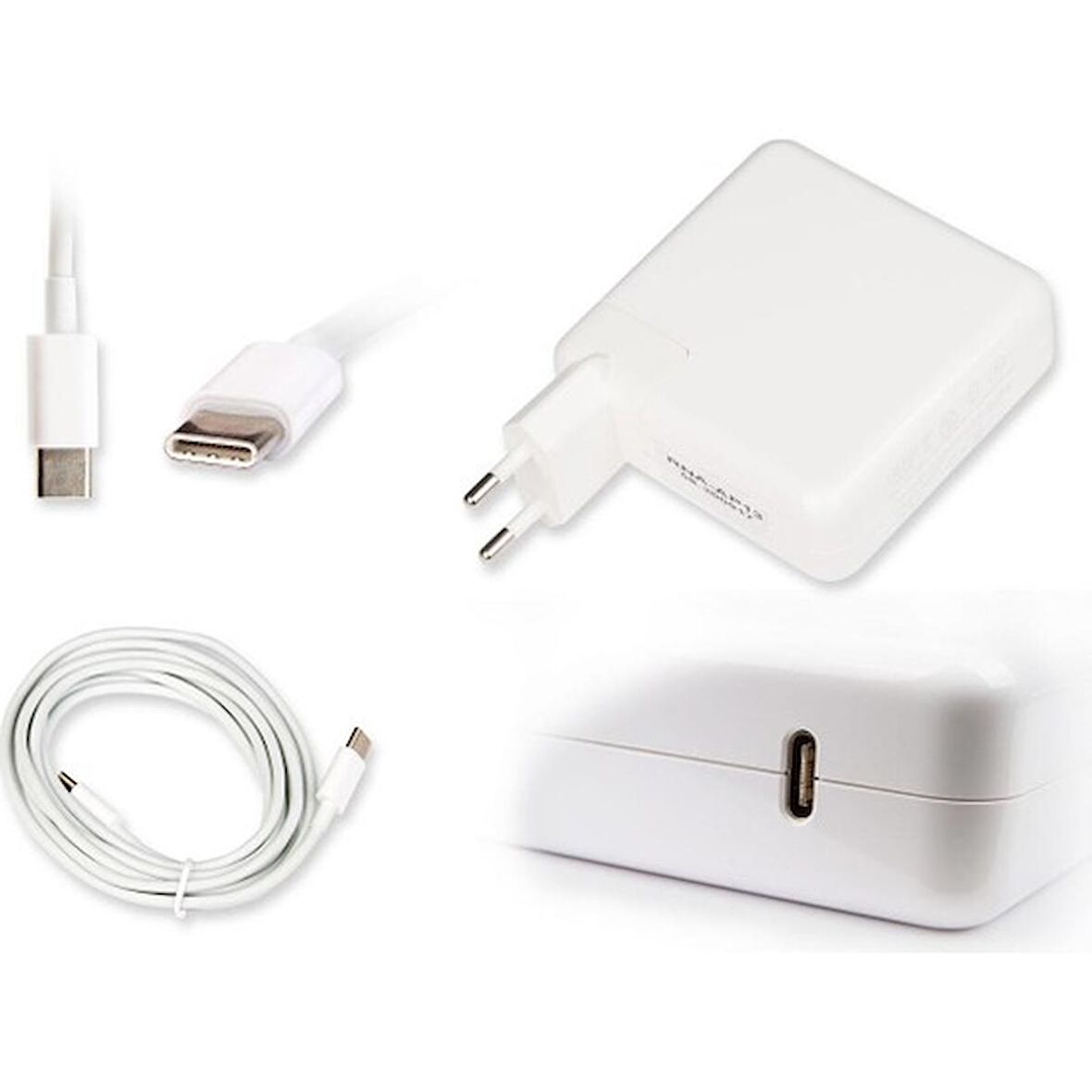 Retro Apple MacBook 87W USB-C PD Adaptör Uyumlu RNA-AP13
