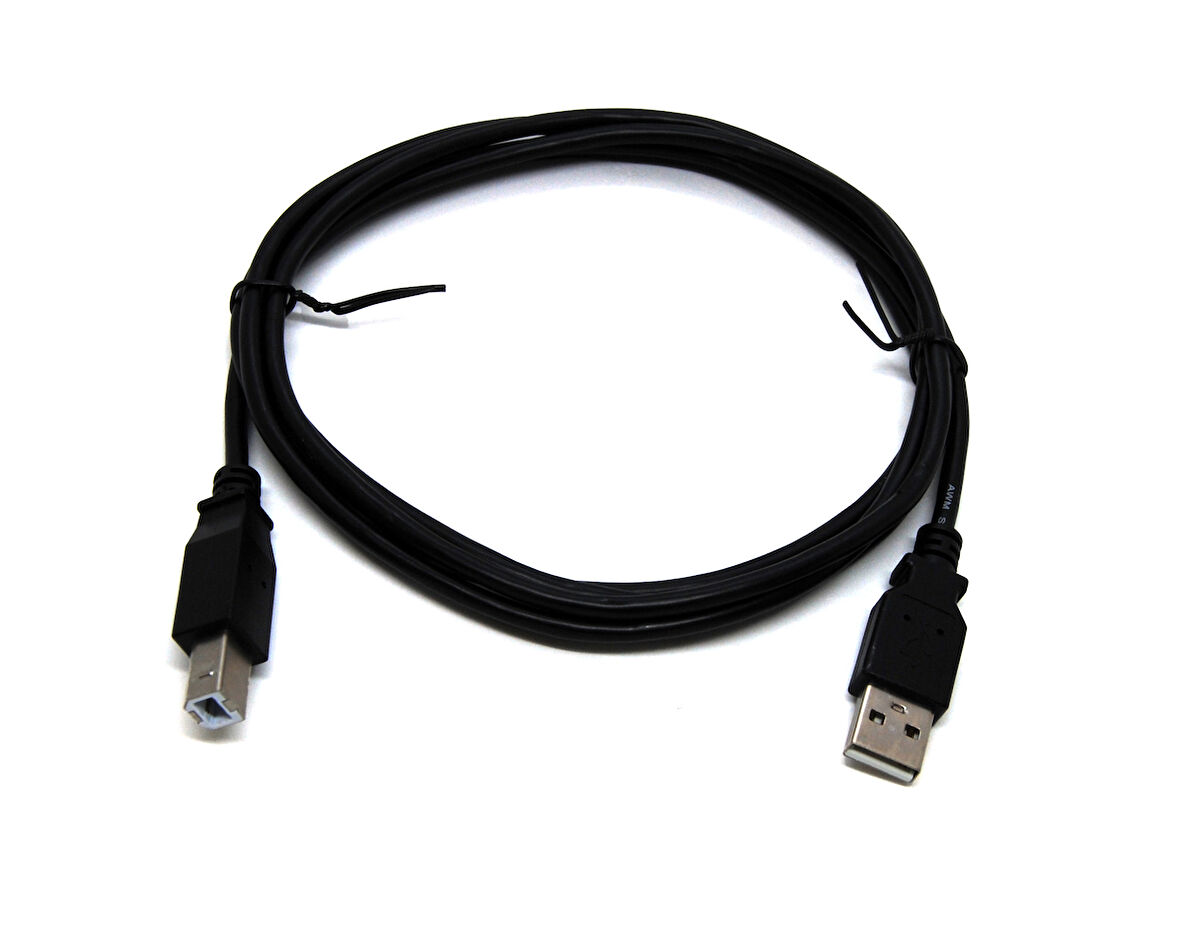 BEEK BC-USB-2AB-MM-02 Beek USB 2.0 A Erkek / B Erkek, siyah renk, 1.8 metre Beek USB 2.0 A M TO BM, black,1.8M BLACK