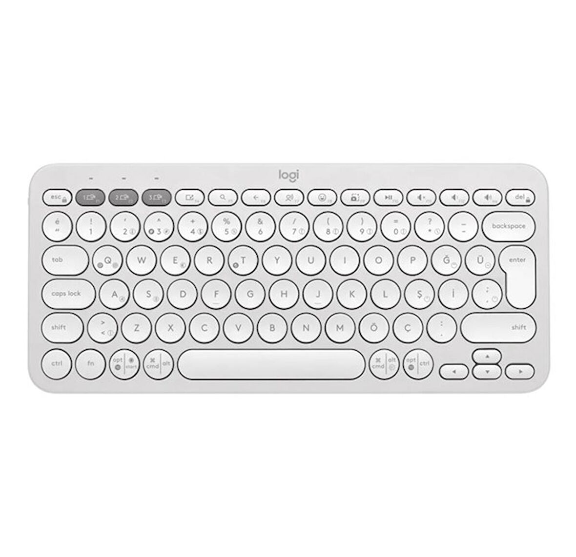 Pebble Keys 2 K380s BT Klavye Beyaz