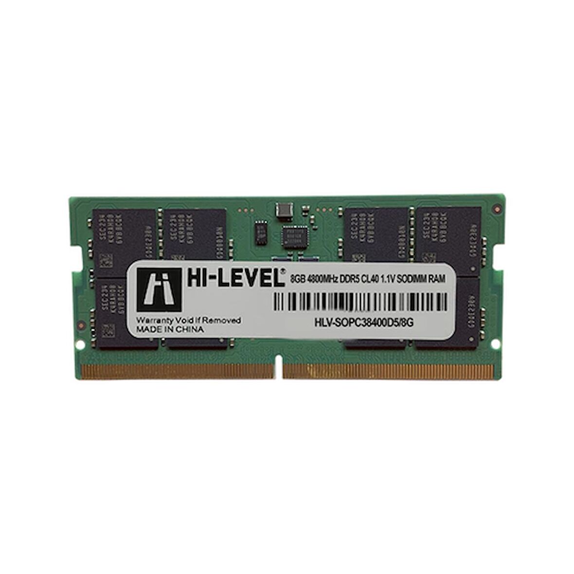 8GB DDR5 4800Mhz SODIMM 1.1V HLV-SOPC38400D5/8G