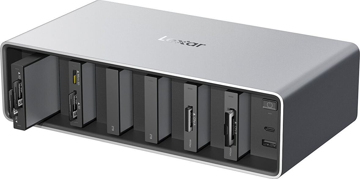 LEXAR PROFESSIONAL WORKFLOW - THUNDERBOLT 4 YUKSELTMESI VE 6 MODUL YUVASI LPWF800N-4A1NGL