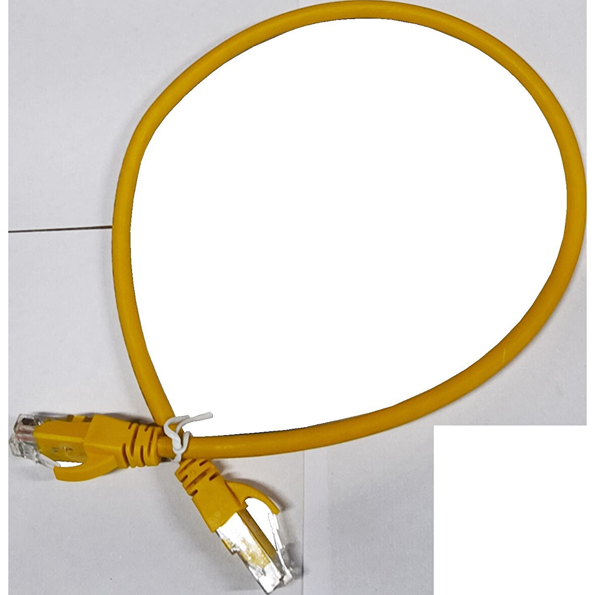  AC-602-0025/Y 25CM UTP CAT6 PATCH KABLO SARI Cu, LSZH AWG 26/7